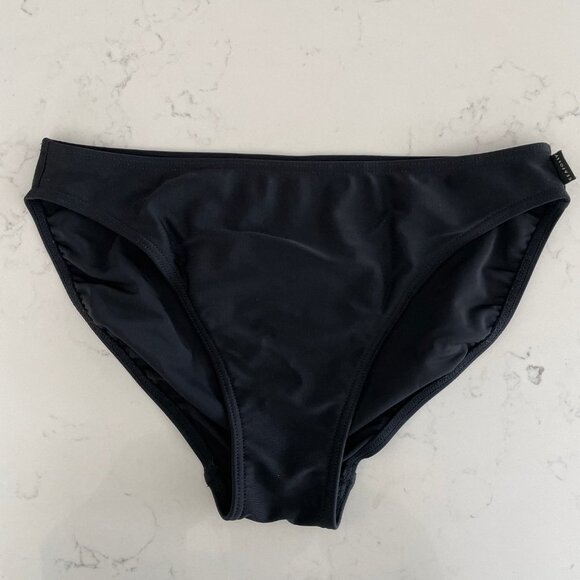 Seafolly Australia Nylon Elastane Lined Bikini Bottoms Black Sz 8 US/10 CDA - Picture 2 of 7